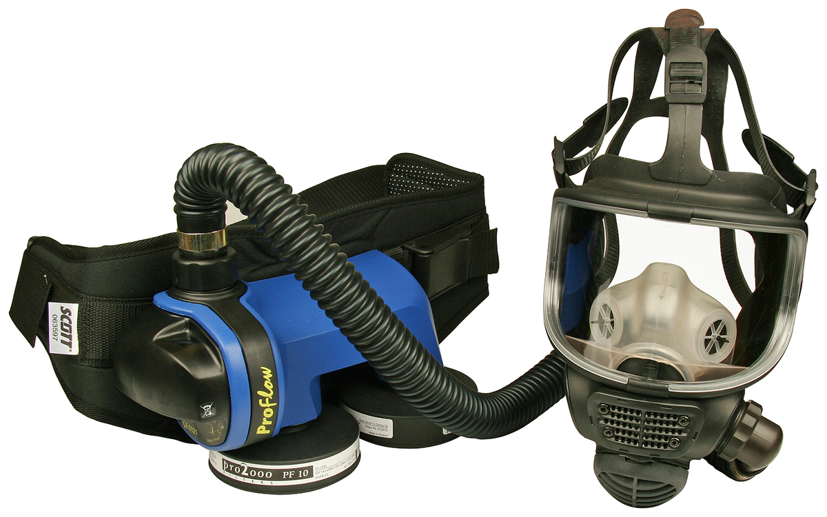 Motor aangedreven ademhalingsbescherming (PAPR)