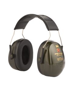 3M PELTOR Optime II Gehoorkappen, groen, hoofdband