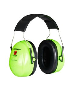 3M PELTOR Optime II Gehoorkappen, Hi-Viz, hoofdband