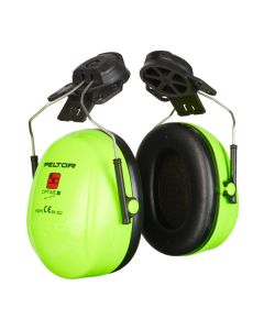 3M PELTOR Optime II Gehoorkappen, Hi-Viz, helmbevestiging