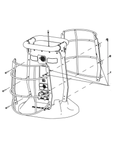 BW Metalen kooiframe t.b.v. RigRat