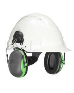 3M PELTOR Gehoorkappen, groen, helmbevestiging, X1P3