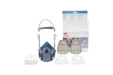 3M 7523L Halfgelaatsmasker starterskit maat Large A2P3