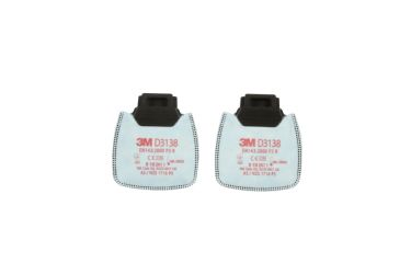 3M Secure Click deeltjesfilter P3 R D3138 tegen hinderlijke geuren