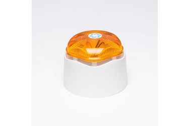 9-30Vdc Oranje alarmlicht met 110dB hoorn (IP66) (Wandmontage)