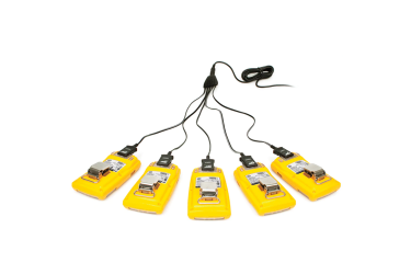 BW Multilader t.b.v. 5x GasAlertMicroClip XL + X3 + Icon(+) Flex (snoer)