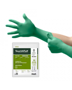 TouchNTuff Dermashield 73-701 handschoenen maat 7,5 | Dispenser 50 paar handschoenen