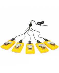 BW Multilader t.b.v. 5x GasAlertMicroClip XL + X3 + Icon(+) Flex (snoer)