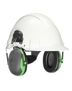 3M PELTOR Gehoorkappen, groen, helmbevestiging, X1P3