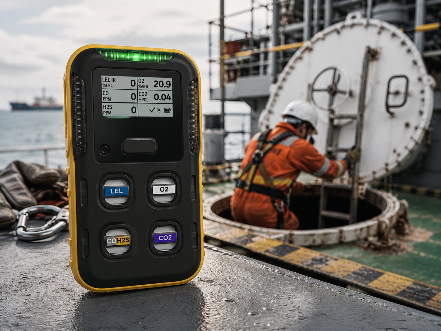 IMO MSC.581(110) en CO2-monitoring bij confined spaces aan boord van schepen
